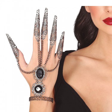 UÑAS METALICAS CON PULSERA