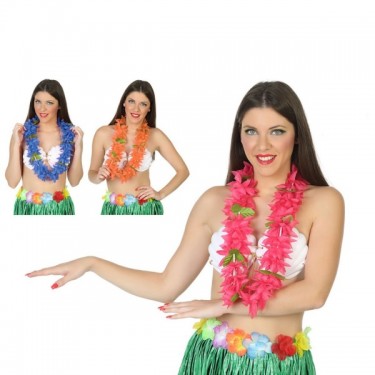 Disfraz Hawaiana con Turista