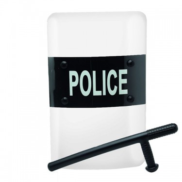 Porra Policía 52cm PVC - Accesorio Disfraz Orden y Ley