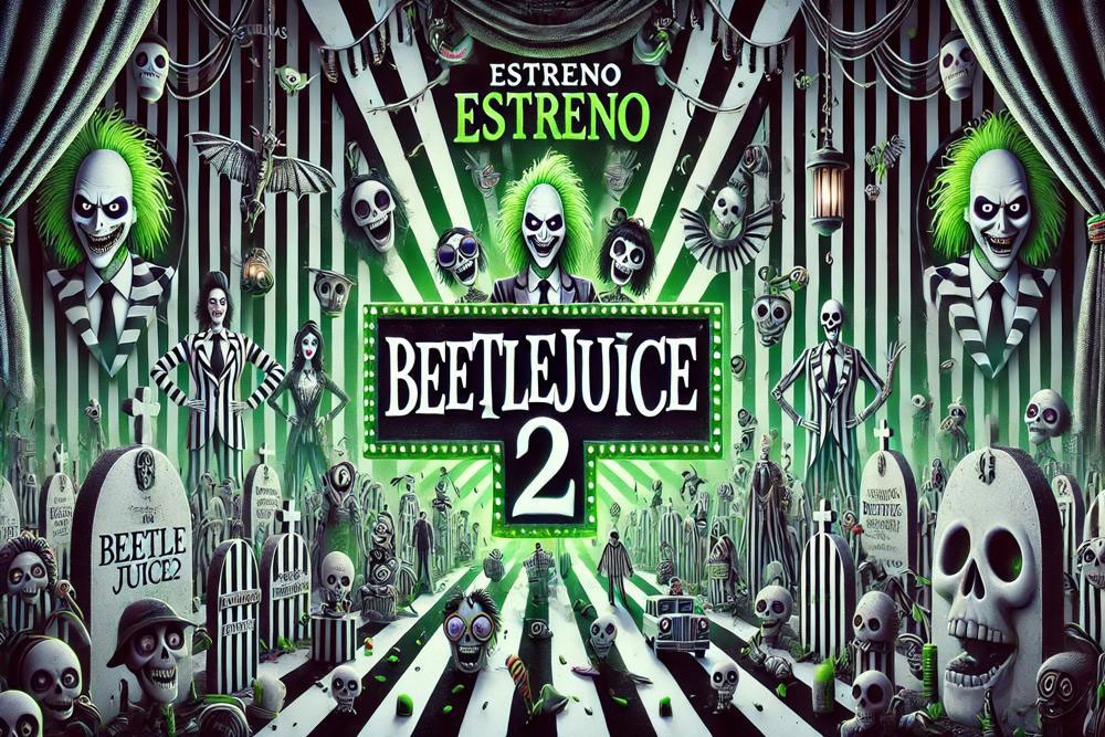 ¡Beetlejuice 2! El esperadísimo estreno de la secuela de Tim Burton